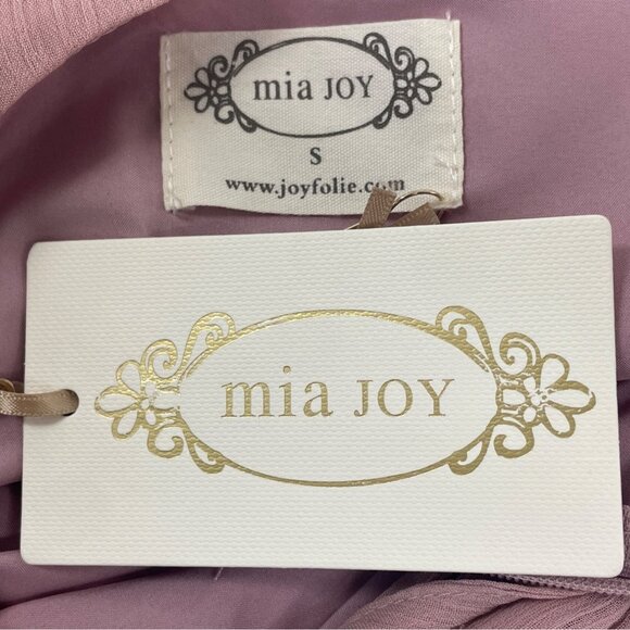 Mia Joy Women’s Dusty Pink Sleeveless Spaghetti Strap Midi Dress Sz S - New - Picture 7 of 9